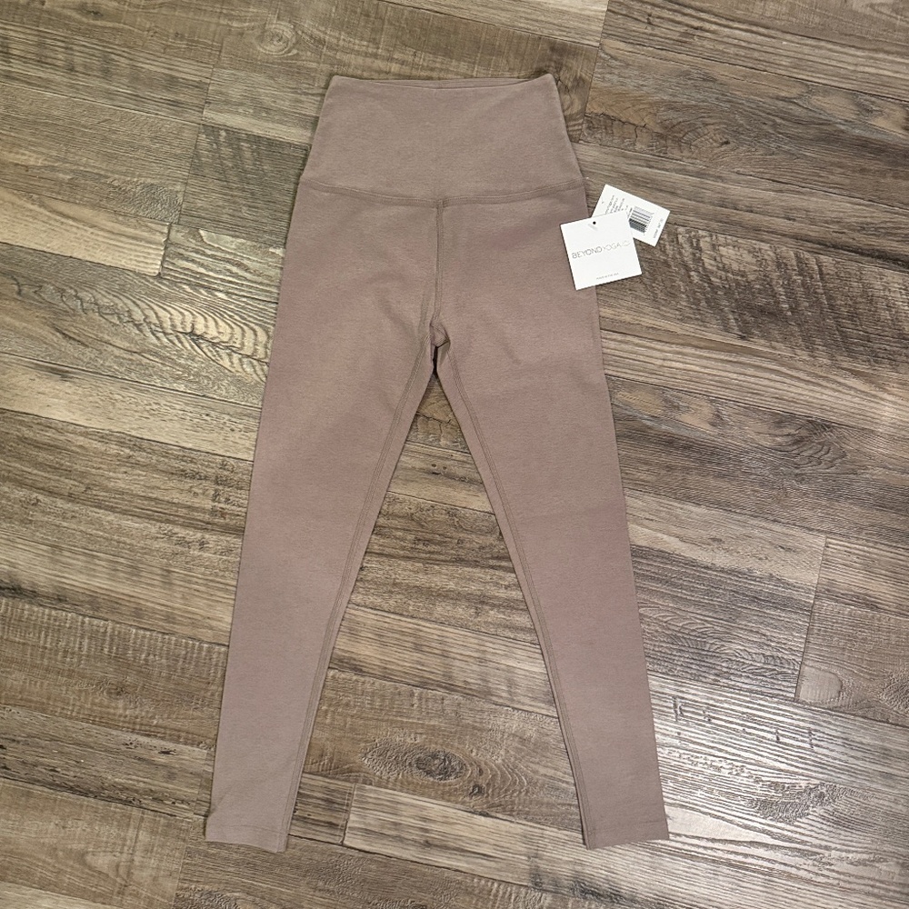 NWT - Beyond Yoga - Caught in the Midi HW Spacedye - Birch Heather - Size XXS